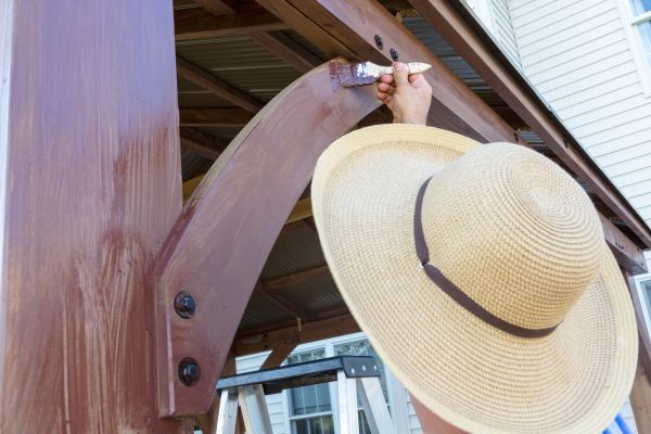 Exterior Wood Staining Service
