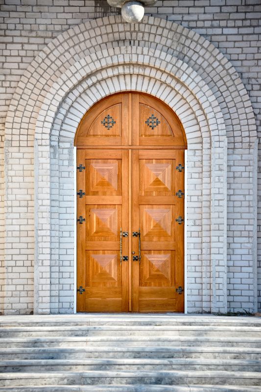 Church Door Painting