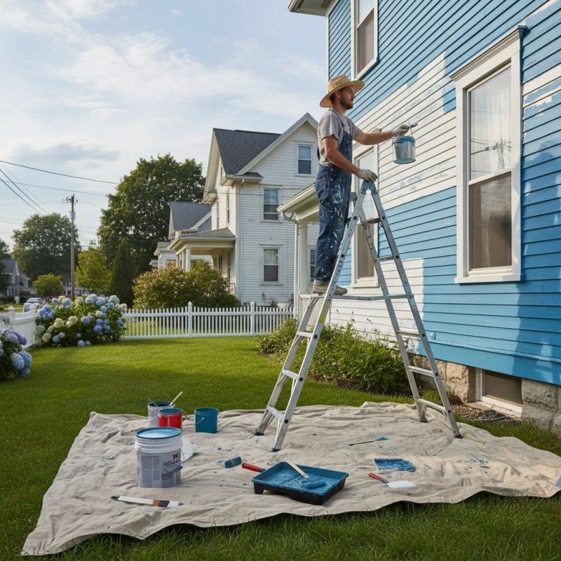House Siding Painting