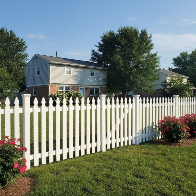 Picket Fence Staining